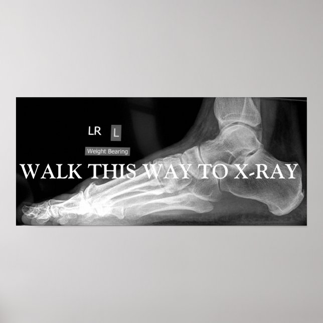 POSTER MARCHER DE CETTE FAÇON VERS X-RAY (Devant)