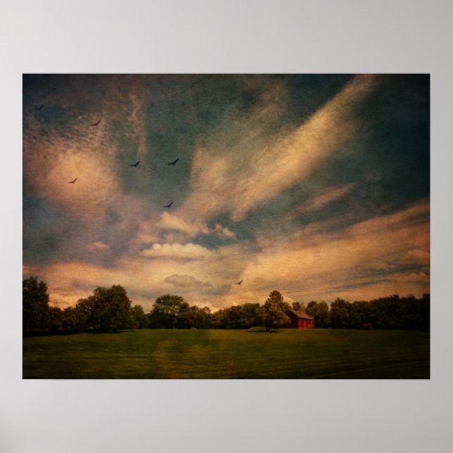Poster Marcher sur la ferme (Devant)