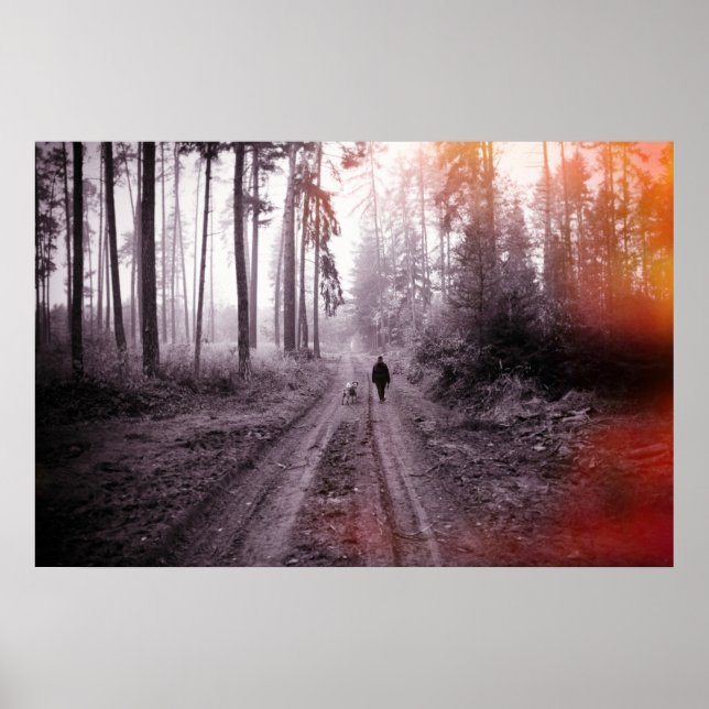 Poster marcher sur les chiens (Devant)