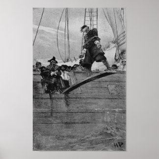 Poster "Marchez sur la planche"