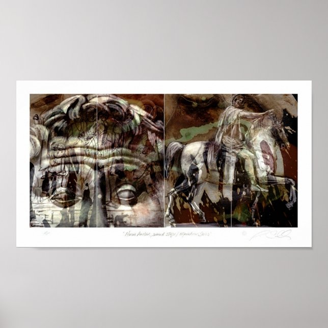 Poster Marcus Aurelius / Deuxième étape / Série équestre (Devant)