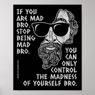 Poster Marcus Aurelius Philosophe stoïque Ancien Roman Jo