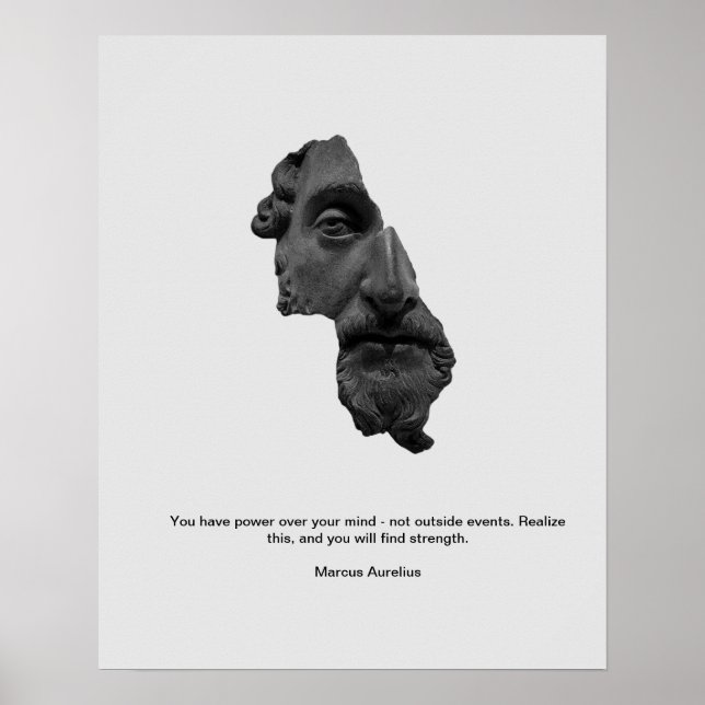 Poster Marcus Aurelius T Shirt (Devant)