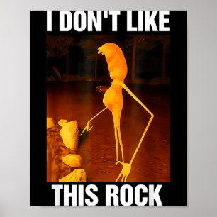 Poster Marcus le ver Meme Robert Je n'aime pas ce Rock