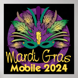 Poster Mardi Gras - 2024 - Mobile