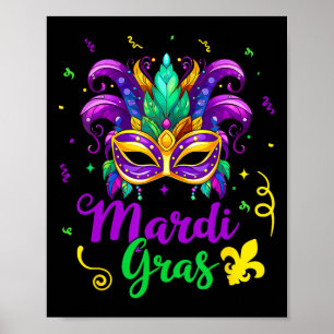 Poster Mardi Gras Chemise Pour Femmes Enfants Hommes Perl