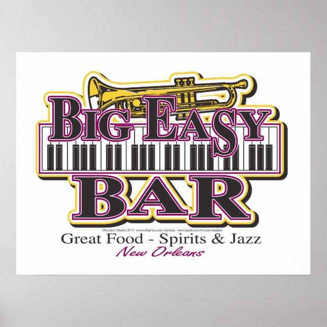 Poster Mardi Gras de la Nouvelle-Orléans (Devant)