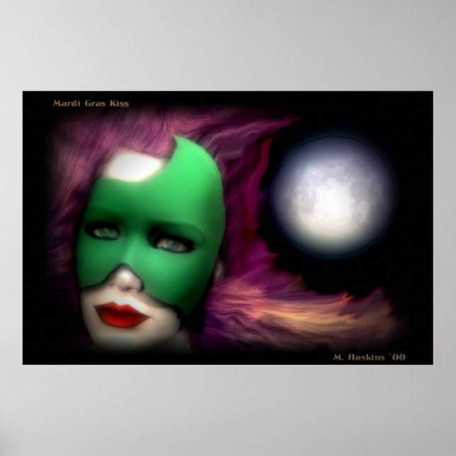 Poster Mardi Gras Kiss (Devant)