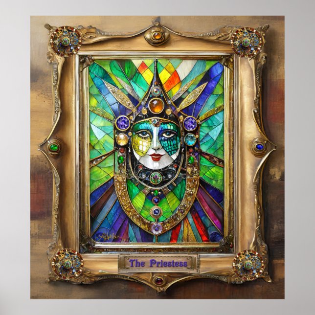 Poster Mardi Gras Realm Portraits - La Prêtre (Devant)