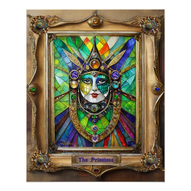 Poster Mardi Gras Realm Portraits - La Prêtre (Devant)