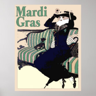 Poster Mardi Gras S'habiller