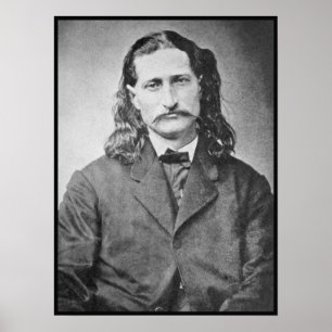 Poster Maréchal Wild Bill Hickok Vieux Ouest Tireur d'éli
