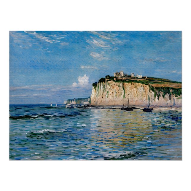 Poster Marée basse à Pourville (Devant)