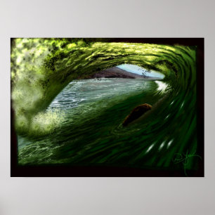 Poster Marée basse de zéros