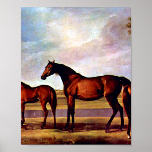 Poster Mares et poulains de George Stubbs