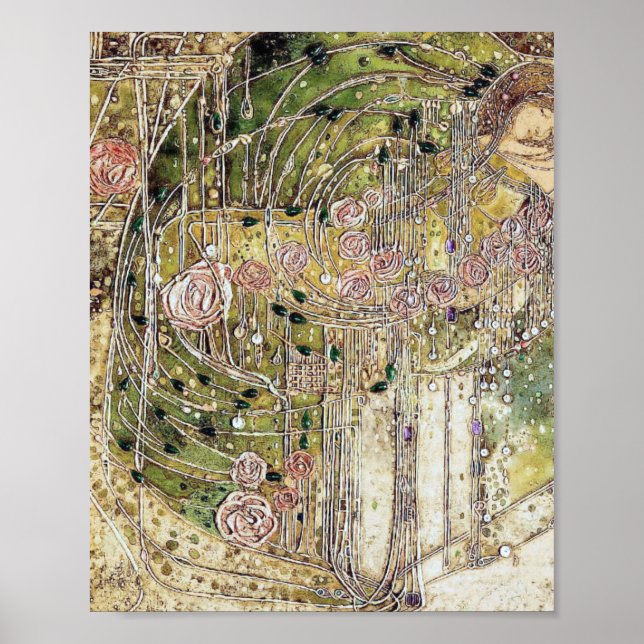 Poster Margaret Macdonald - La princesse endormie (Devant)