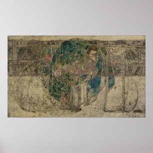 Poster Margaret Macdonald La princesse endormie Glasgow
