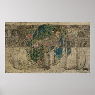 Poster Margaret Macdonald La princesse endormie Glasgow