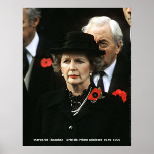 Poster Margaret Thatcher Premier ministre