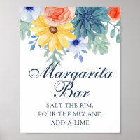 Margarita Bar Fête des mariées Florale Succulente