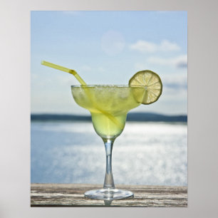 Poster Margarita en bord de mer
