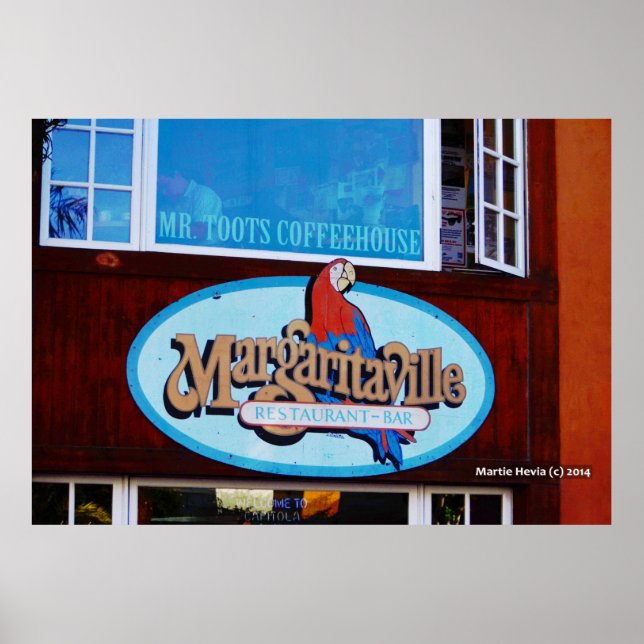 Poster Margaritaville Restaurant & Bar (Devant)