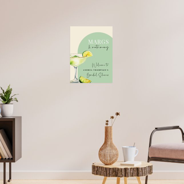Poster Marges élégantes chic et Fête des mariées de maria (Salon 3)