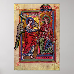 Poster Maria Proclamation By Meister Der Braunschweig-Mag