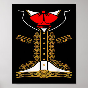 Poster Mariachi Charro Costume Mexicain Pour Cinco De May