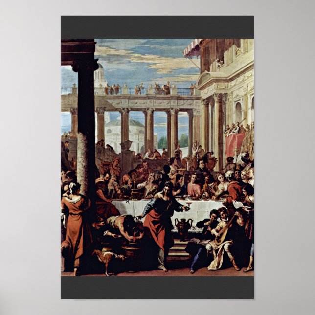 Poster Mariage À Cana Par Ricci Sebastiano (Devant)
