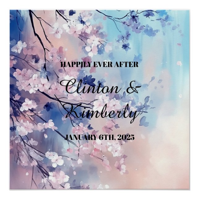 Poster Mariage Aiko Glossy Happy Jamais Après (Devant)