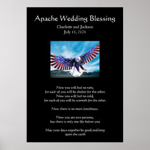 Poster Mariage Apache Bénédiction Aigle 3