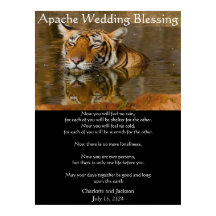 Mariage Apache Bénédiction Tiger