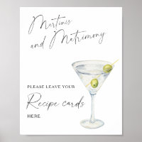 Mariage civil Martini Votre carte de recette ici