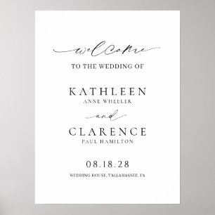Poster Mariage classique classique classique simple et mi