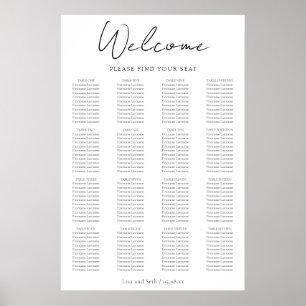 Poster Mariage classique simple et élégant
