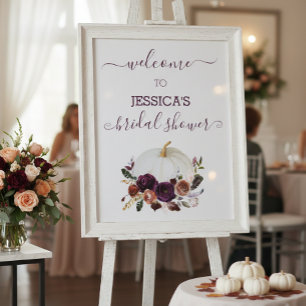 Poster Mariage coup de foudre citrouille