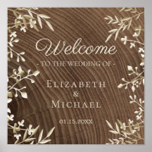 Mariage de bienvenue en bois