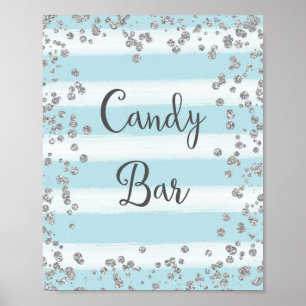 Poster Mariage de la barre de bonbons Imprimer