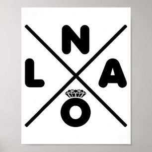Poster Mariage de la Nouvelle-Orléans Nola Bachelorette