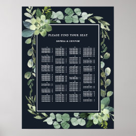 Poster Mariage de l'ordre ALPHABÉTIQUE de la Marine de mi