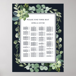 Poster Mariage de l'ordre ALPHABÉTIQUE de la Marine de mi