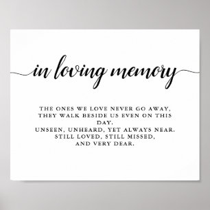 Poster Mariage de monogramme noir et blanc moderne