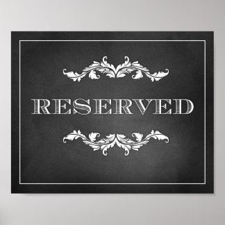 Poster Mariage de signature réservé ou parti 8x10