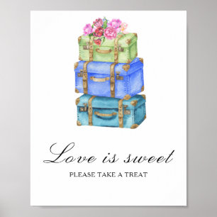 Poster Mariage de voyage L'amour est doux