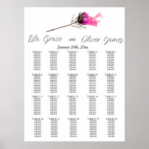 Poster Mariage d'élégance Burom