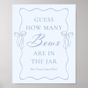 Poster Mariage et Réception de Mariage : Devinez combien