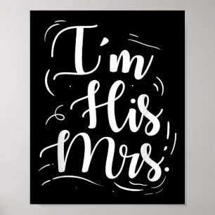 Poster Mariage Fiançailles Im Son Mme Bride Idea Gift Ide