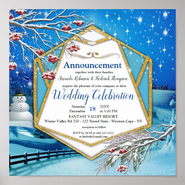 Poster Mariage Imaginaire (Devant)