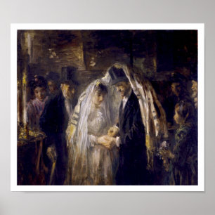 Poster Mariage juif - Art Vintage de J. Israëls